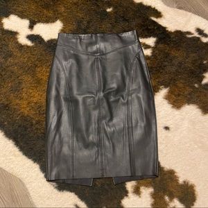 Express Faux Leather Skirt